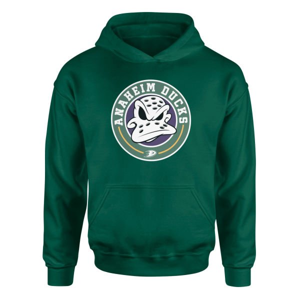 Anaheim Ducks Vintage Hoodie XL - Nefti Yeşili