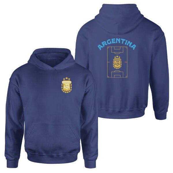 Arjantin Dünya Kupası 2026 Hoodie S - İndigo Mavisi