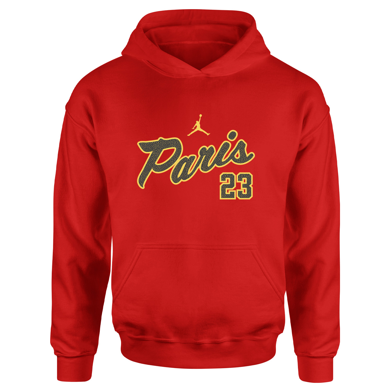 Paris 23 Jordan Hoodie S - Kırmızı