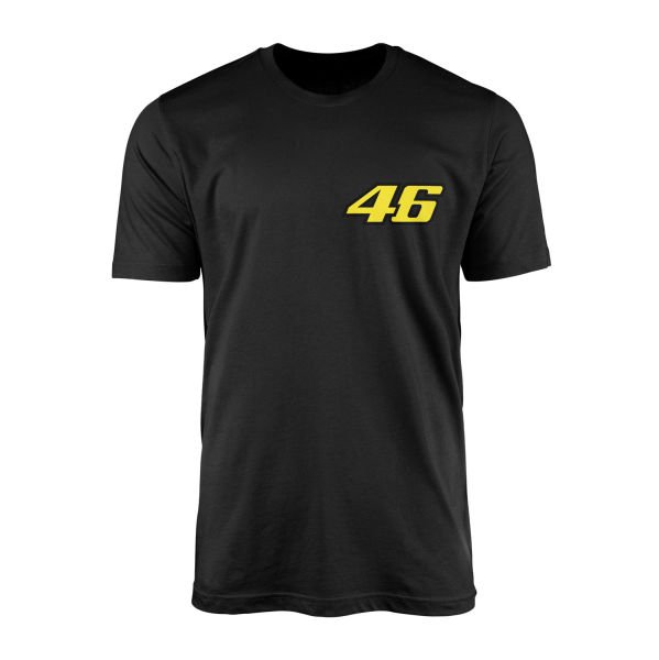 Rossi 46 Yellow Power Tişört XL - Siyah