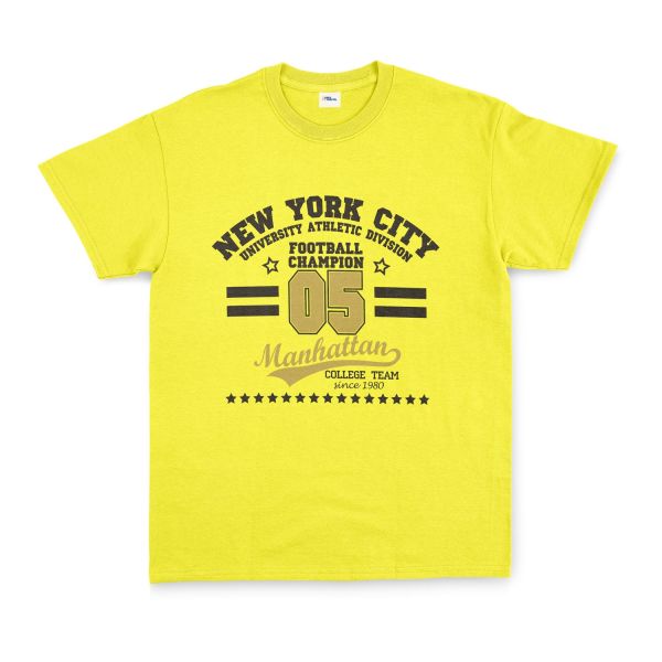 NYC UAD Champion Tişört L - Sarı
