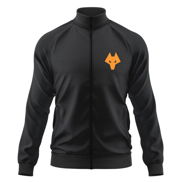 Wolverhampton Icon O Fermuarlı Sweatshirt M - Siyah