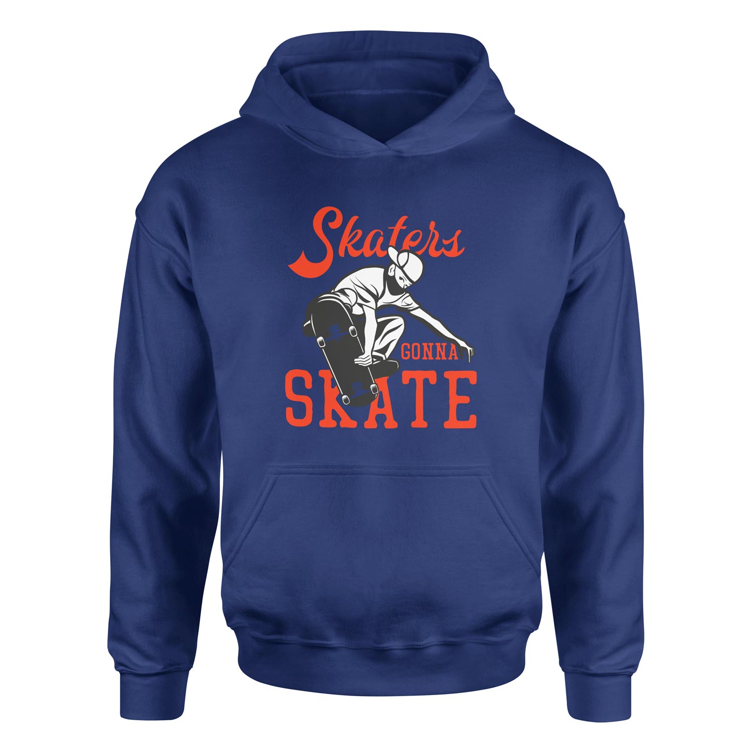 Skaters Gonna Skate II Hoodie XL - İndigo Mavisi