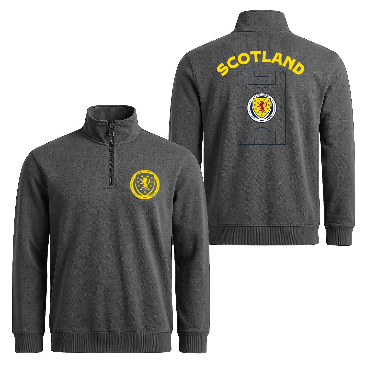 İskoçya Dünya Kupası 2026 Yarım Fermuarlı Sweatshirt