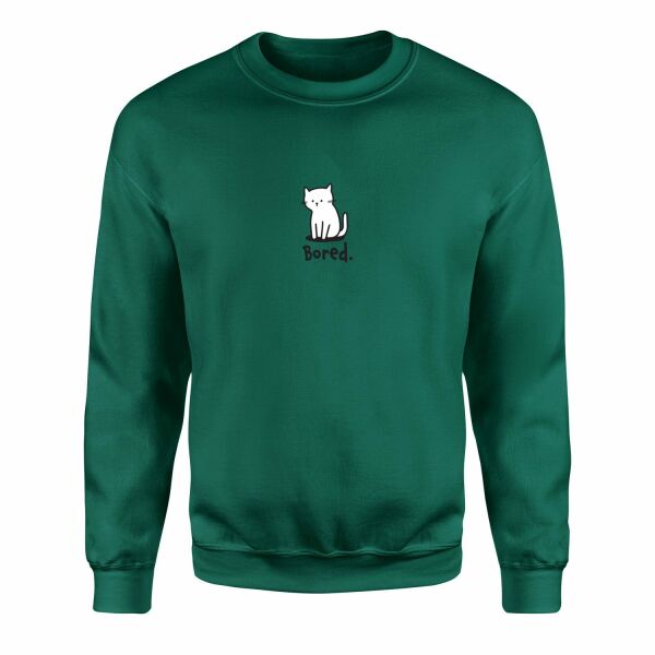 Bored. Sweatshirt S - Nefti Yeşili