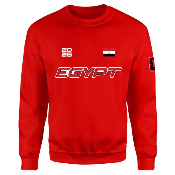 Mısır 2026 Sweatshirt S - Kırmızı