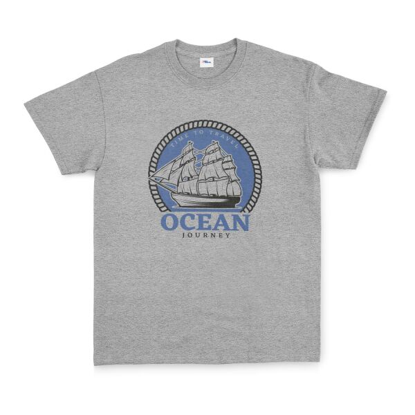Ocean Journey Denizci Tişört XL - Gri