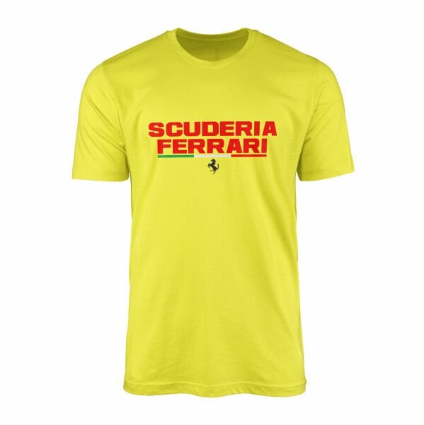 Scuderia Ferrari Italia Reds Text Tişört