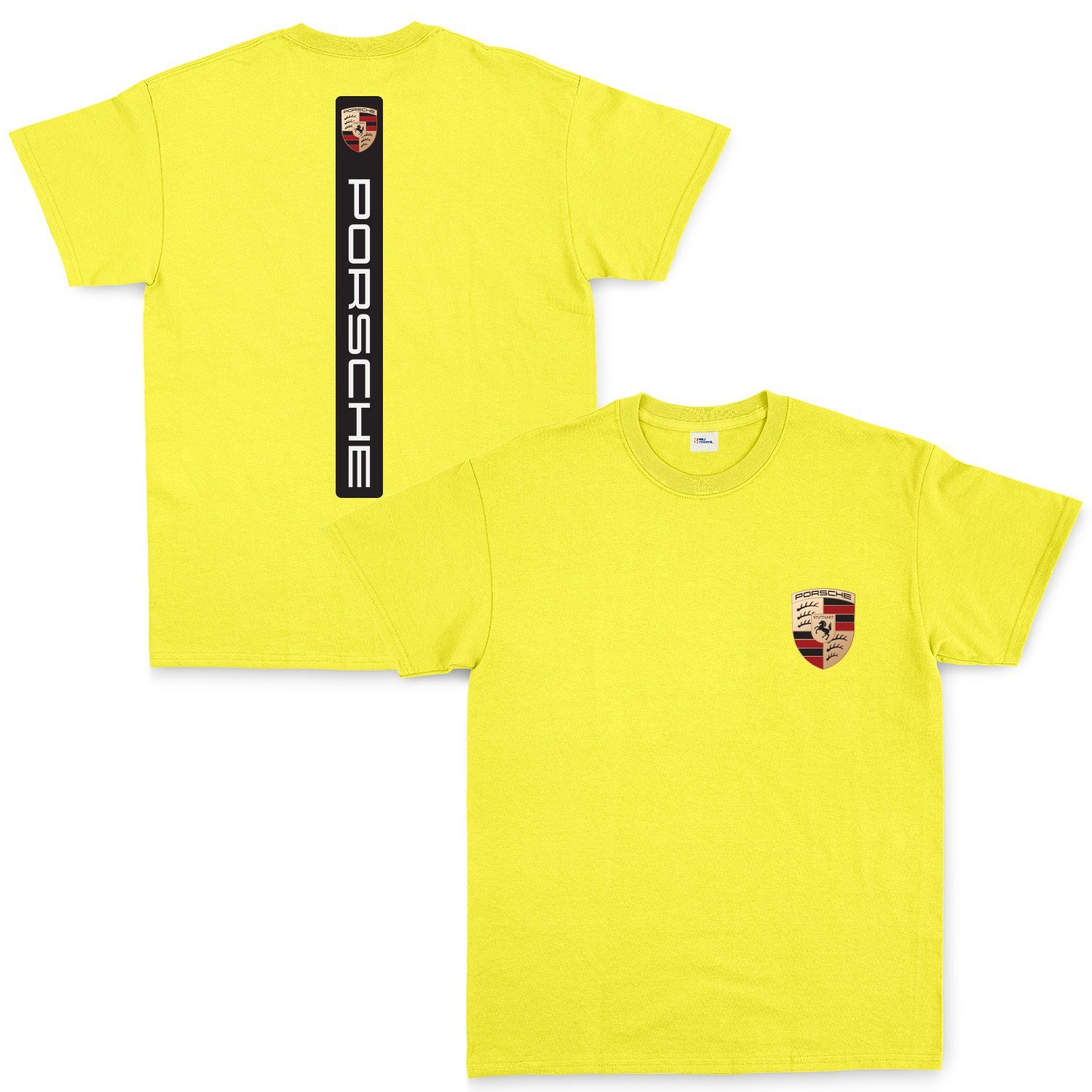 Porsche V Graphic Black Tişört