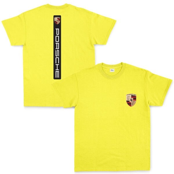 Porsche V Graphic Black Tişört