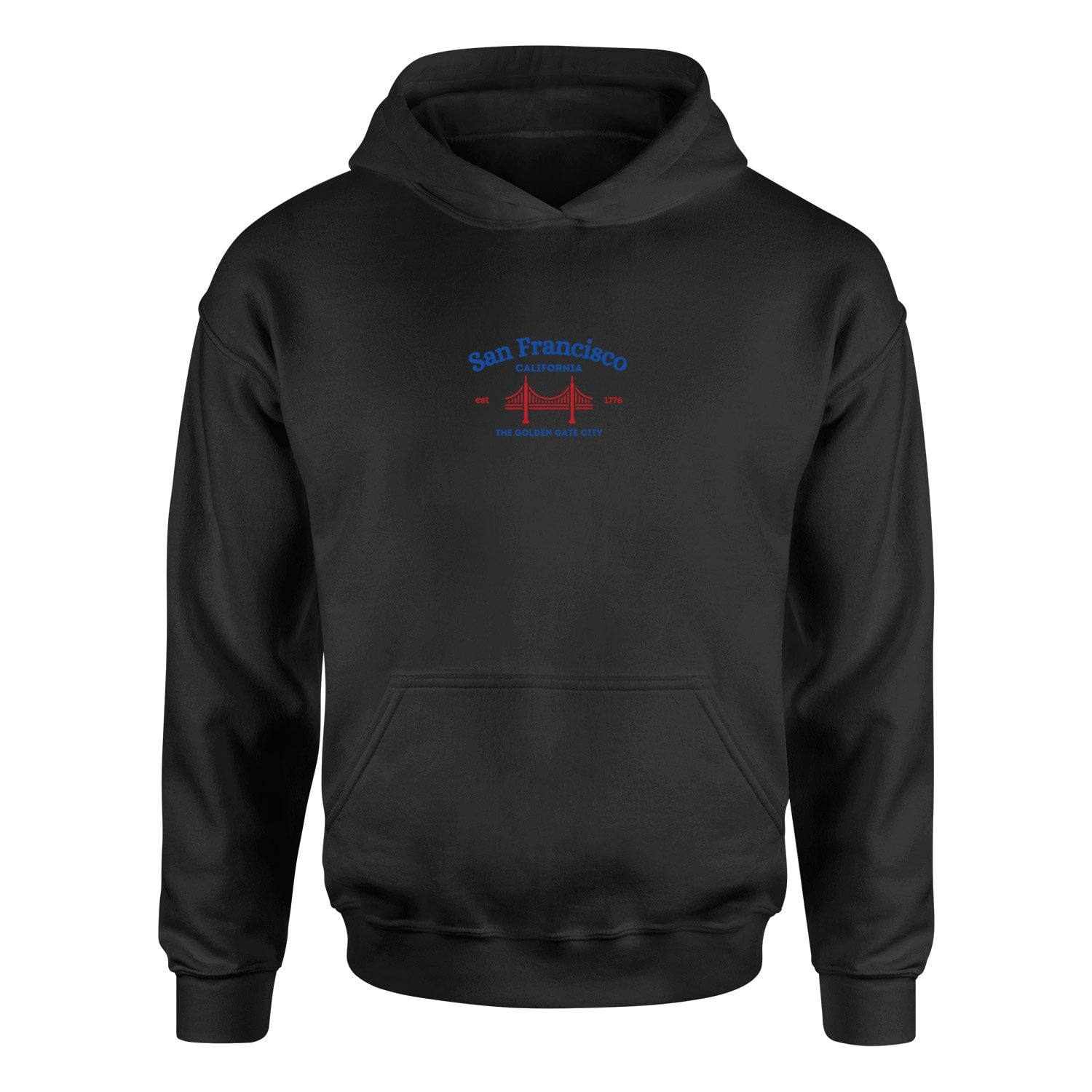 San Francisco, California Hoodie XL - Siyah