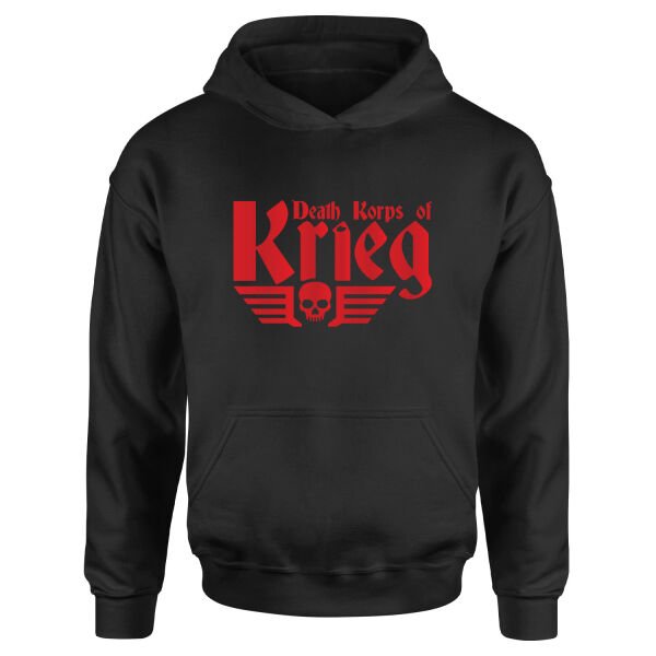 Death Korps of Krieg Hoodie L - Siyah