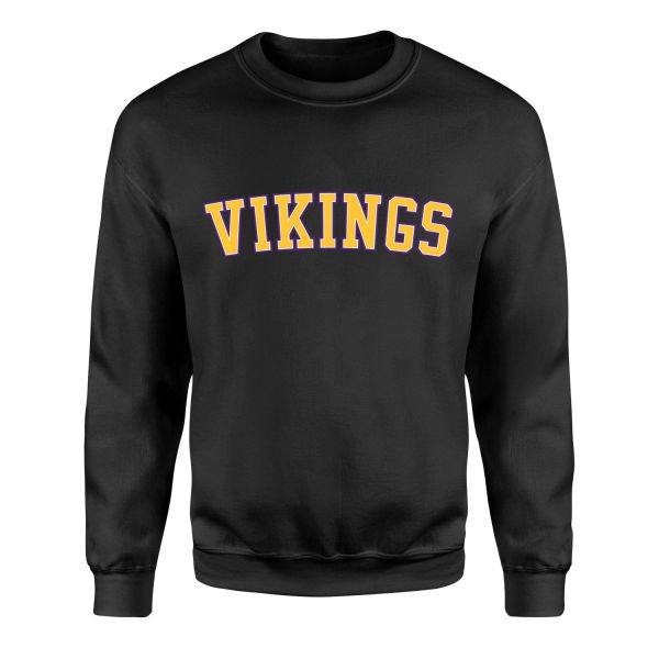 The VIKINGS Sweatshirt M - Siyah