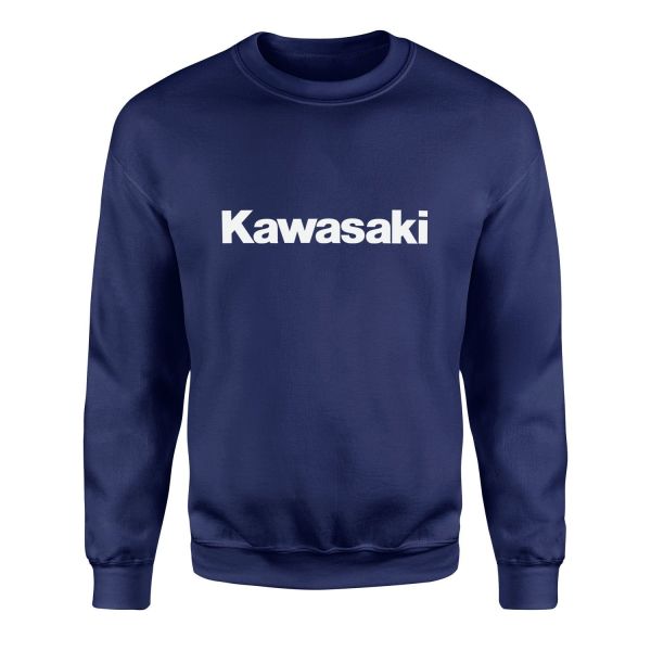 Kawasaki Sweatshirt S - İndigo Mavisi