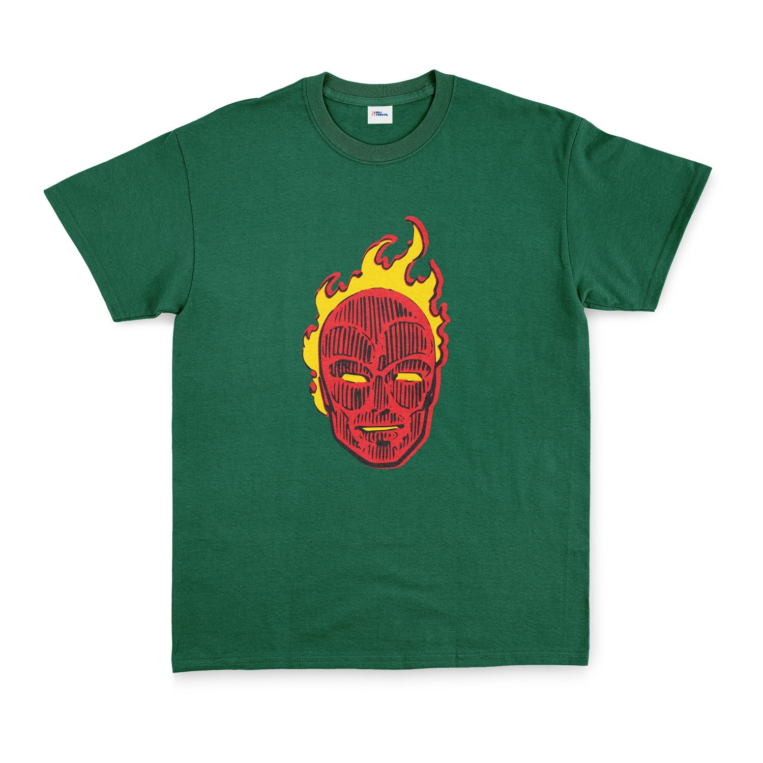 Human Torch Tişört S - Nefti Yeşili