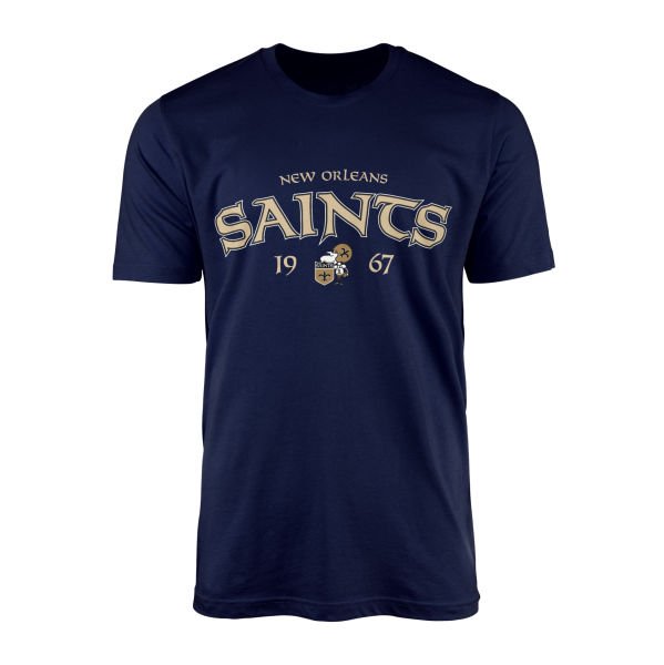 New Orleans Saints 1967 Tişört L - İndigo Mavisi