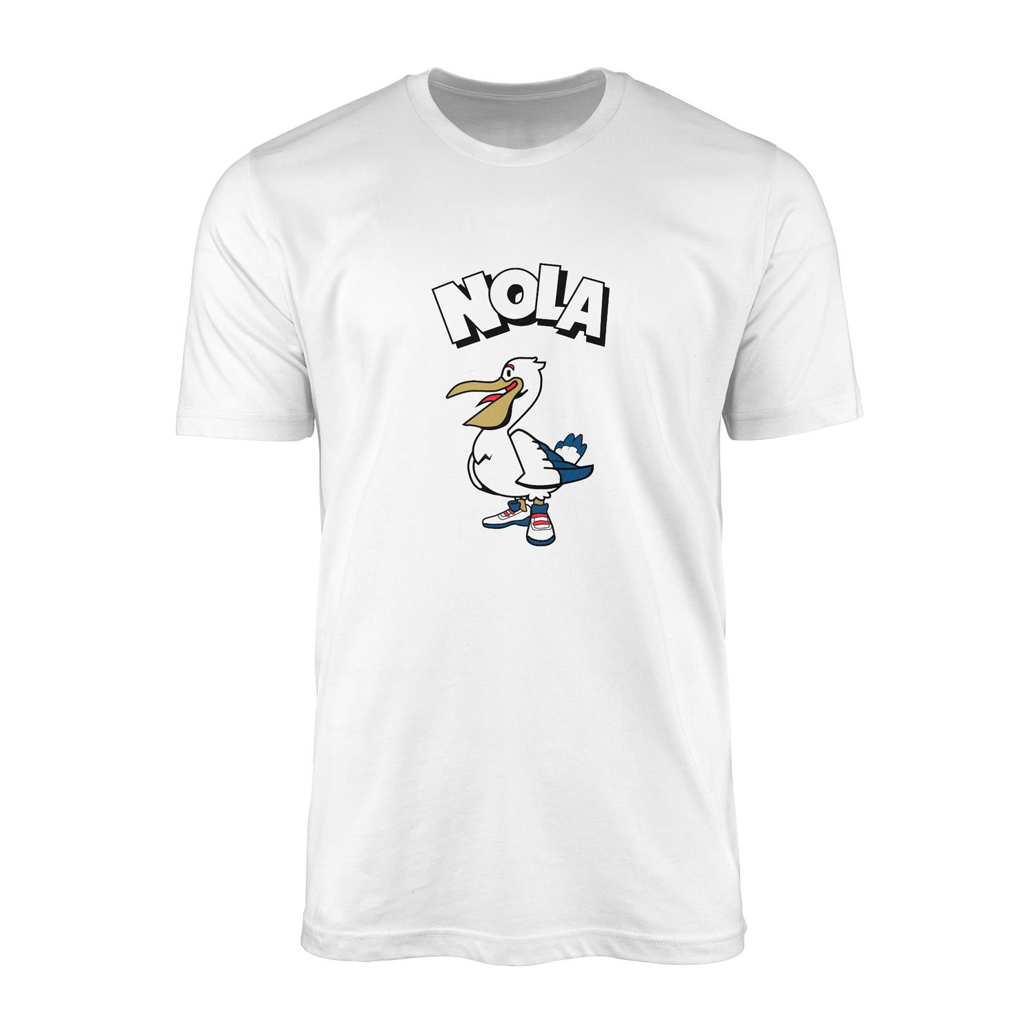 NOLA Cartoon Tişört M - Beyaz
