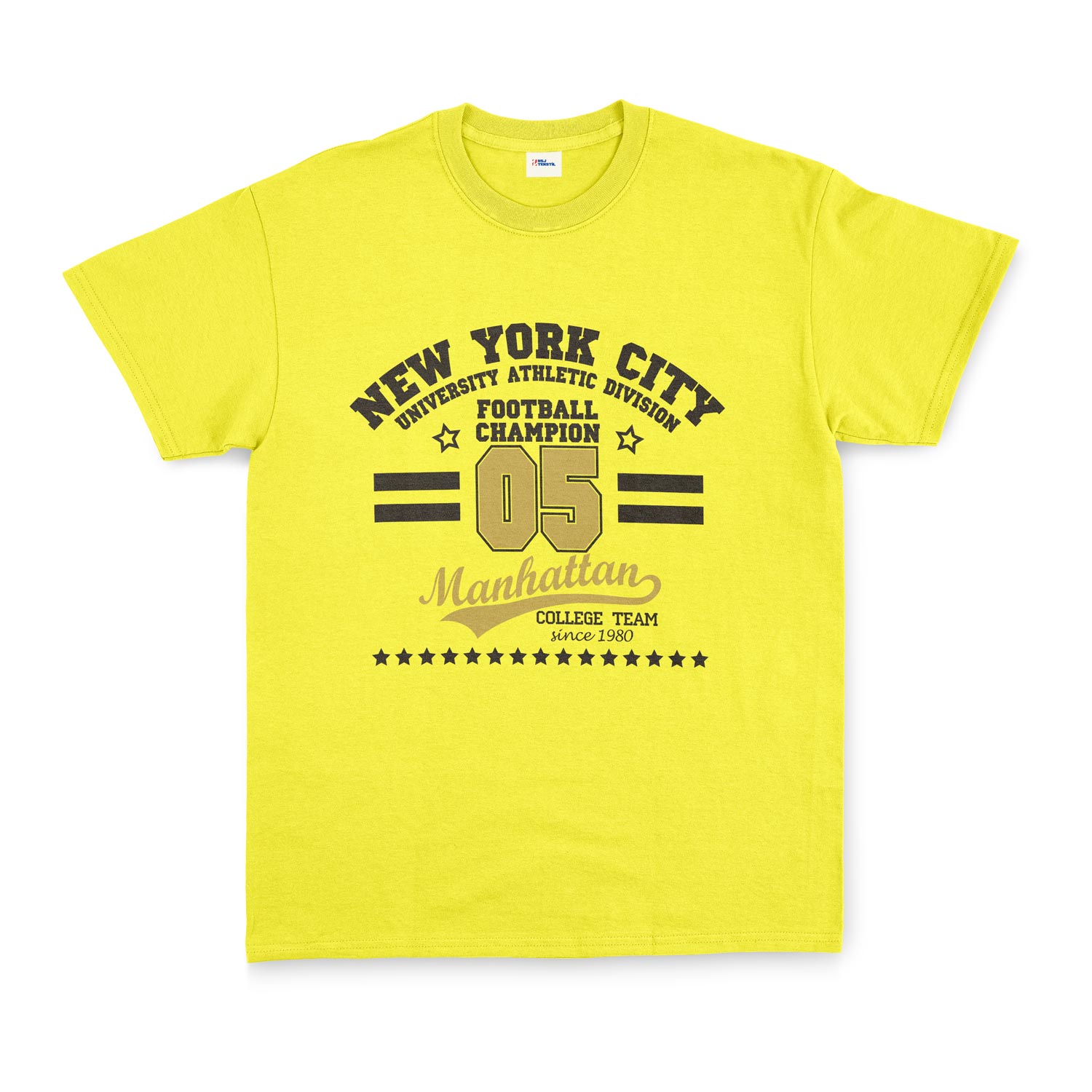 NYC UAD Champion Tişört XL - Sarı