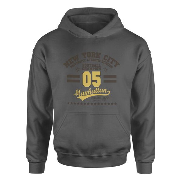 NYC UAD Champion Hoodie L - Füme