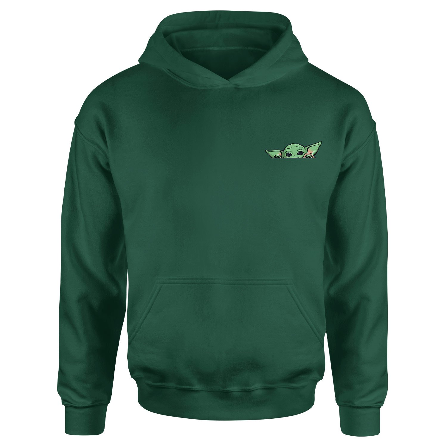 Baby Yoda Hoodie M - Nefti Yeşili