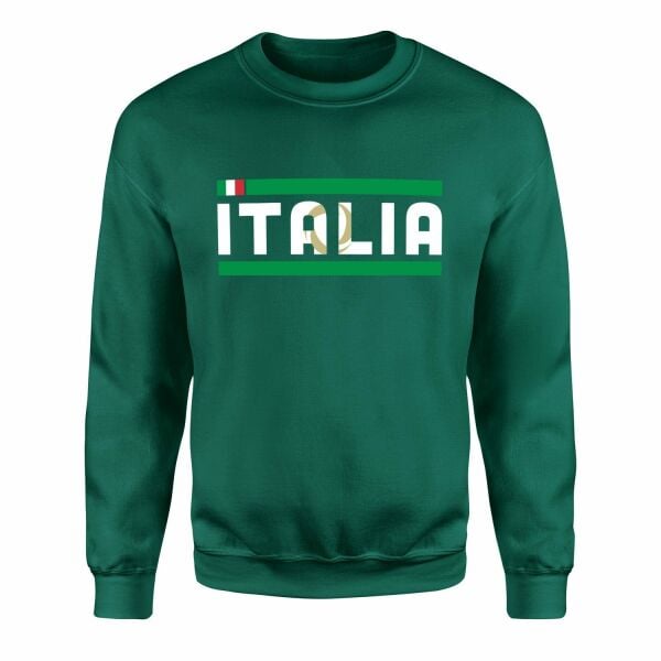 Italia Sweatshirt S - Nefti Yeşili