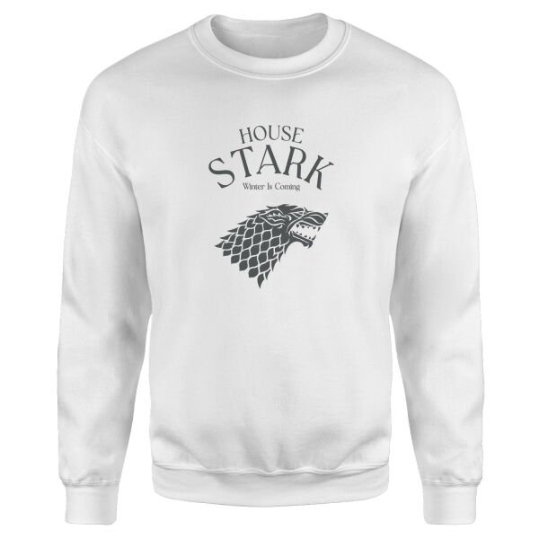 House Stark Sweatshirt M - Beyaz