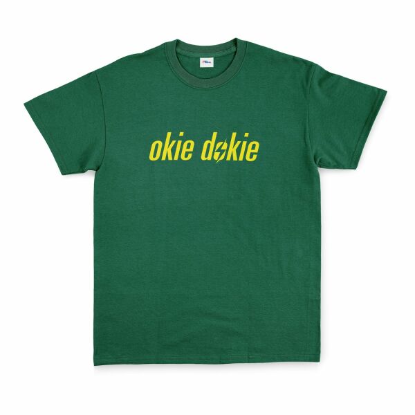 okie dokie | Fallout Tişört S - Nefti Yeşili