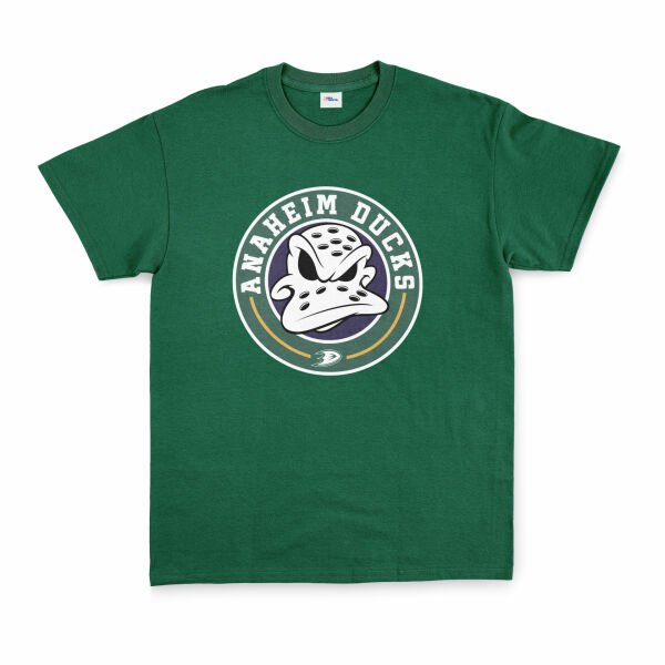 Anaheim Ducks Vintage Tişört XL - Nefti Yeşili