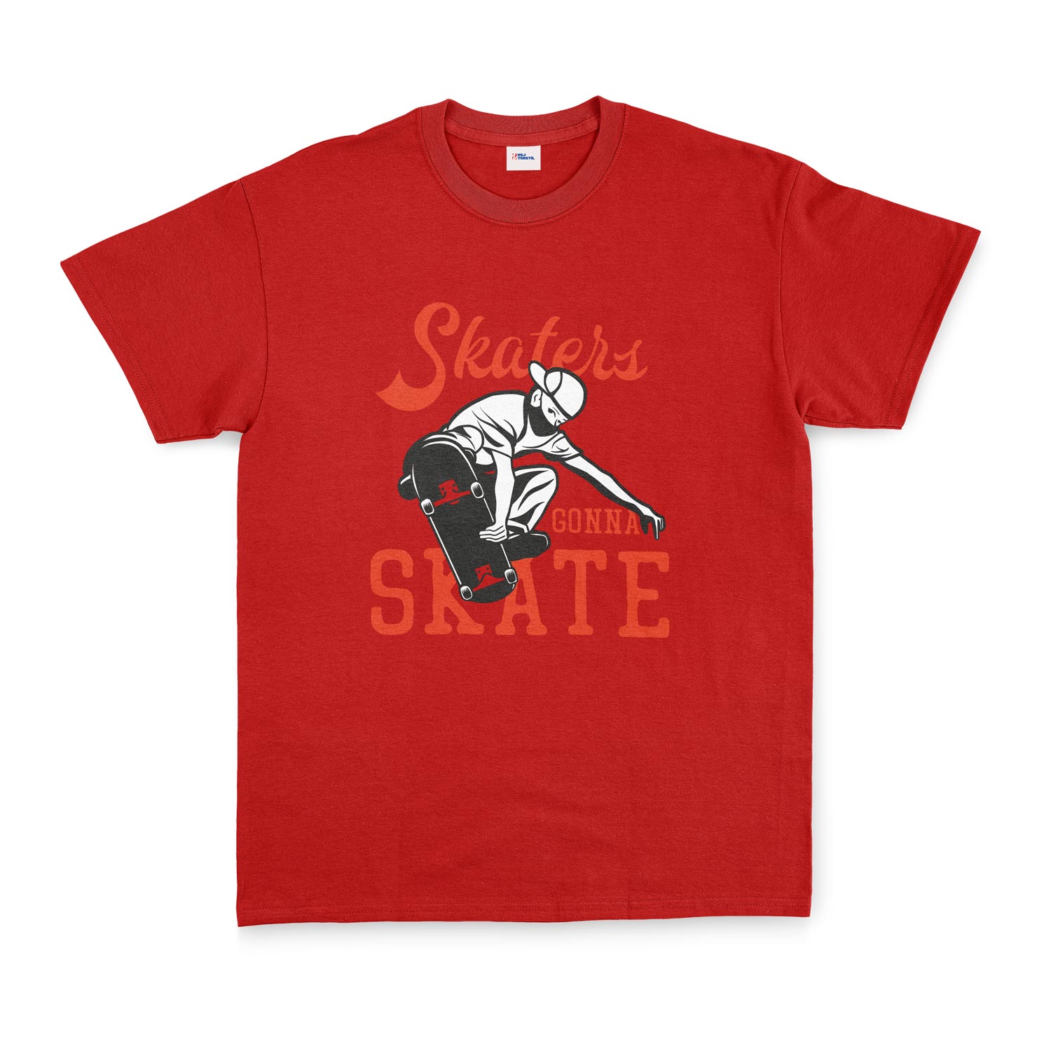 Skaters Gonna Skate II Tişört XL - Kırmızı