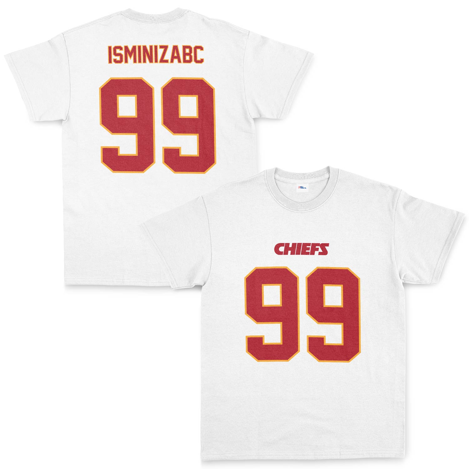Kansas City Chiefs Özelleştirilebilir Forma Tişört