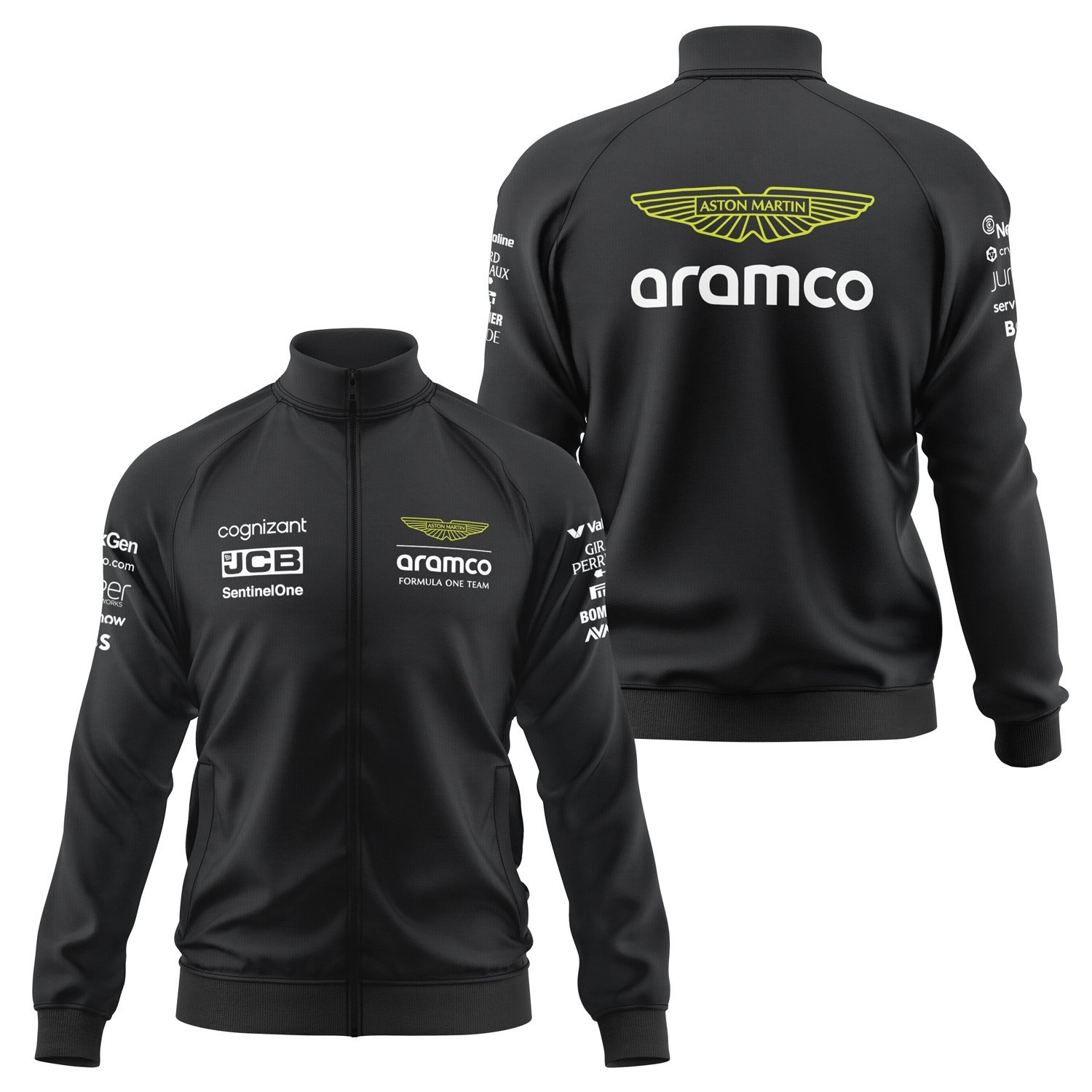 Aston Martin 2024 Teamline Fermuarlı Sweatshirt