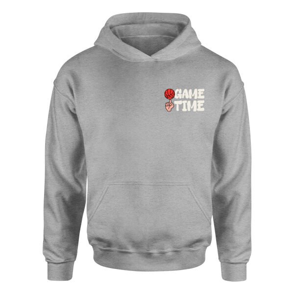 Game Time Hoodie L - Gri