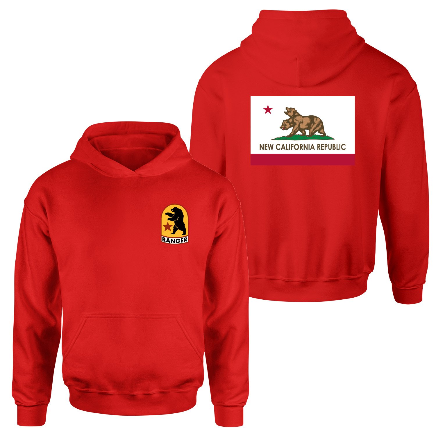 NCR Rangers Edition Hoodie S - Kırmızı