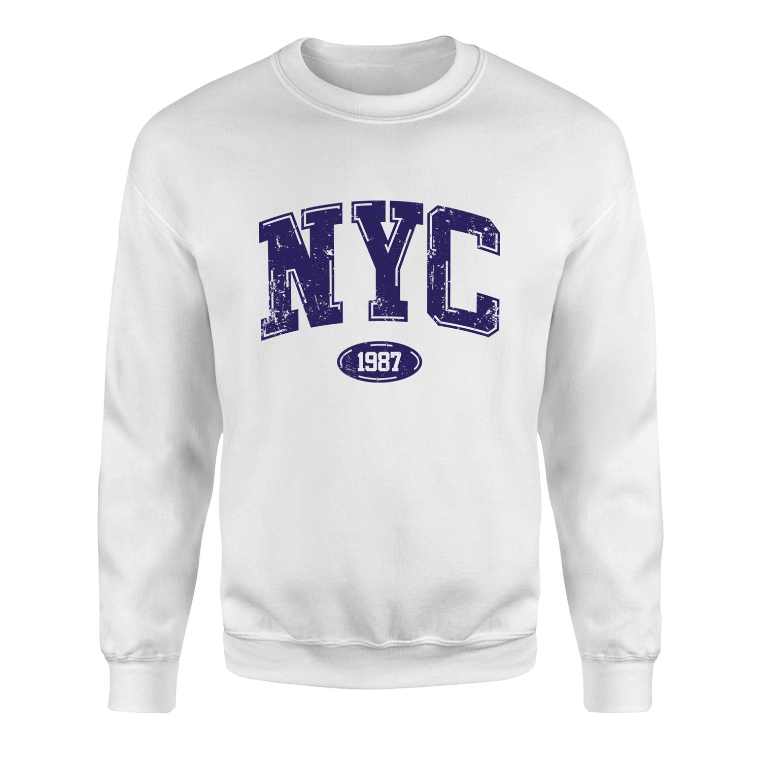 NYC 1987 Sweatshirt XL - Beyaz