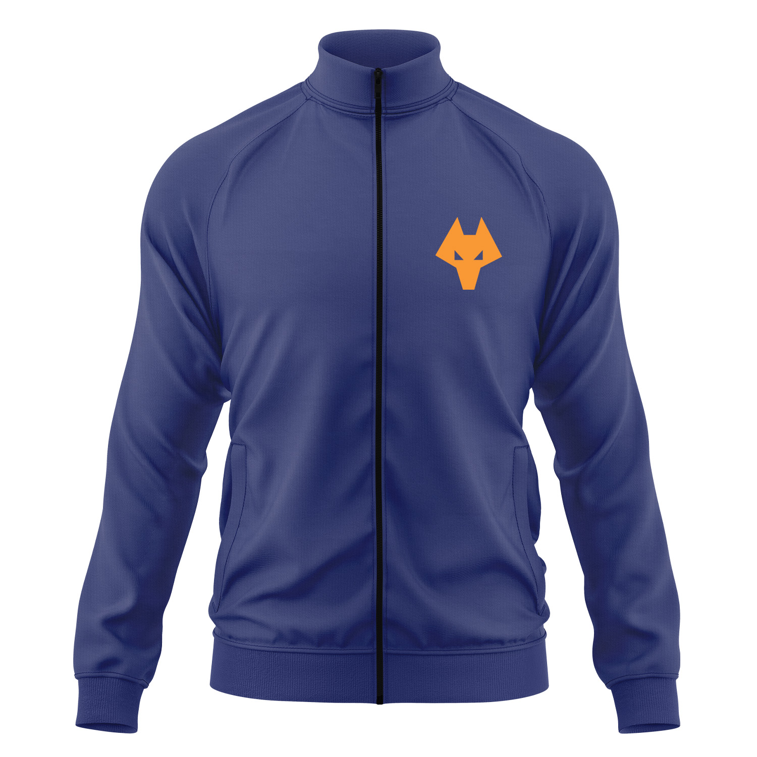 Wolverhampton Icon O Fermuarlı Sweatshirt S - İndigo Mavisi
