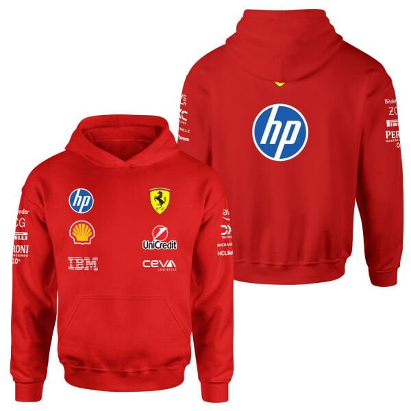 Scuderia Ferrari Teamline 2025 Hoodie XL - Kırmızı