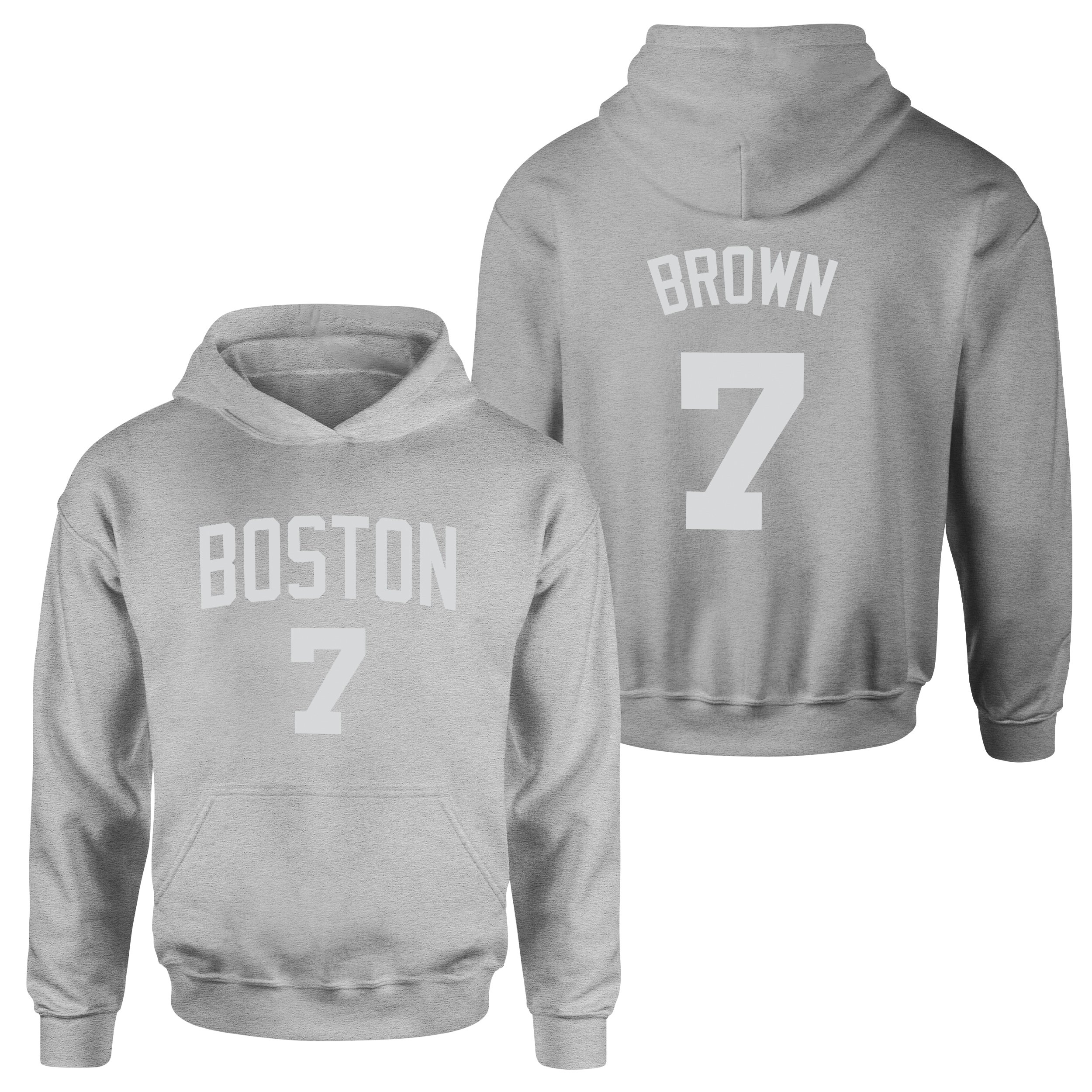Jaylen Brown 24/25 Forma Hoodie XXL - Gri