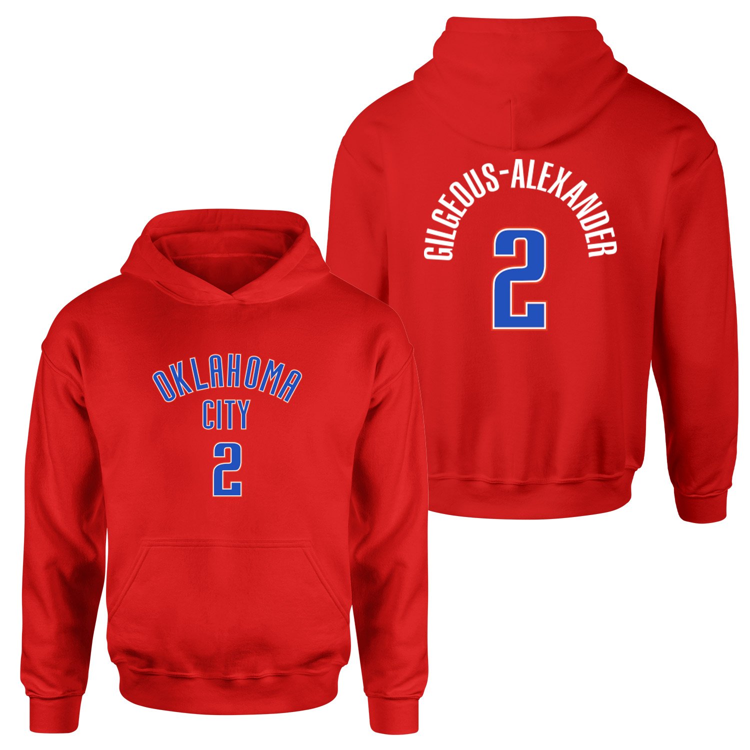 Shai Gilgeous-Alexander Oklahoma Forma Hoodie XL - Kırmızı