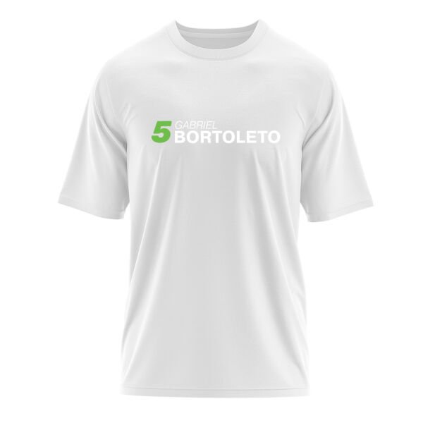 Gabriel Bortoleto 5 Oversize Tişört S - Beyaz