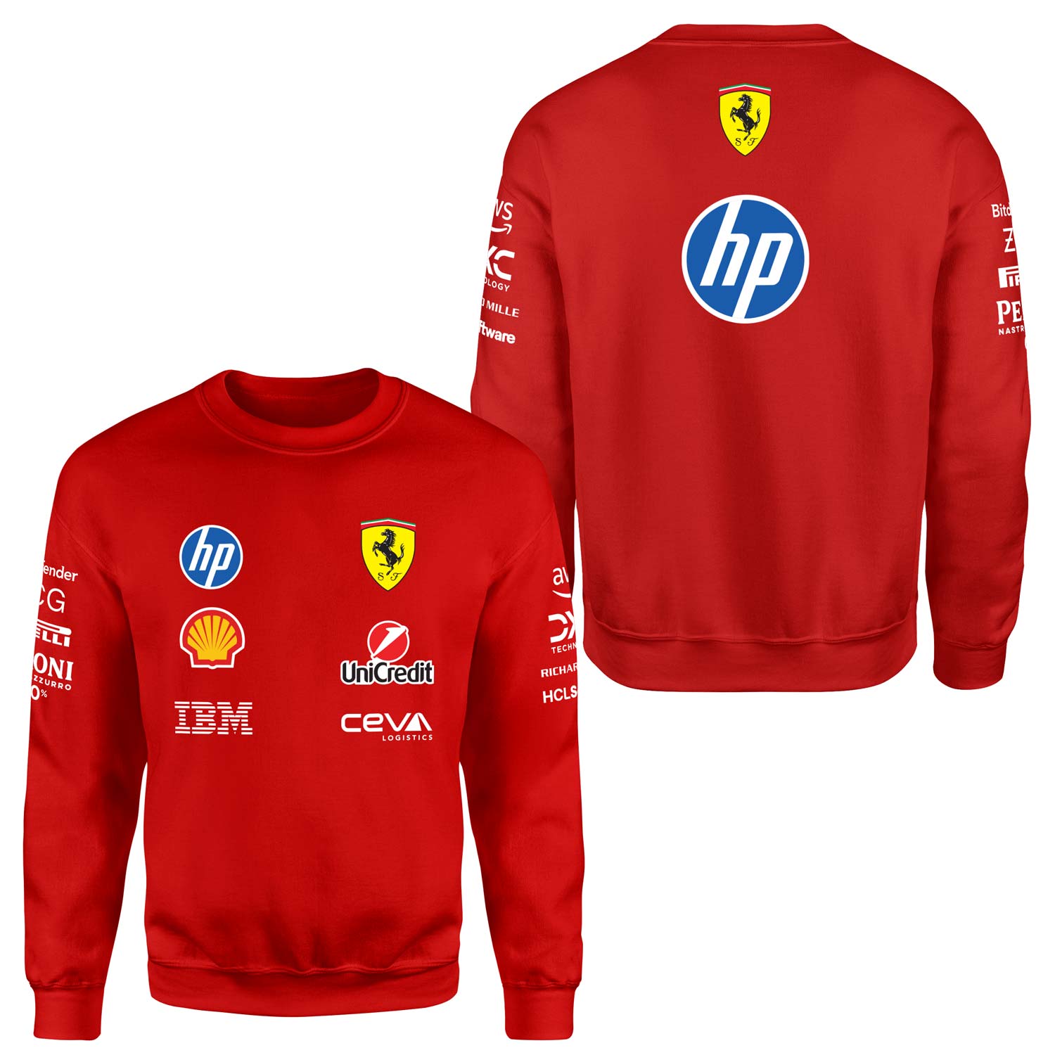Scuderia Ferrari Teamline 2025 Sweatshirt XXL - Kırmızı