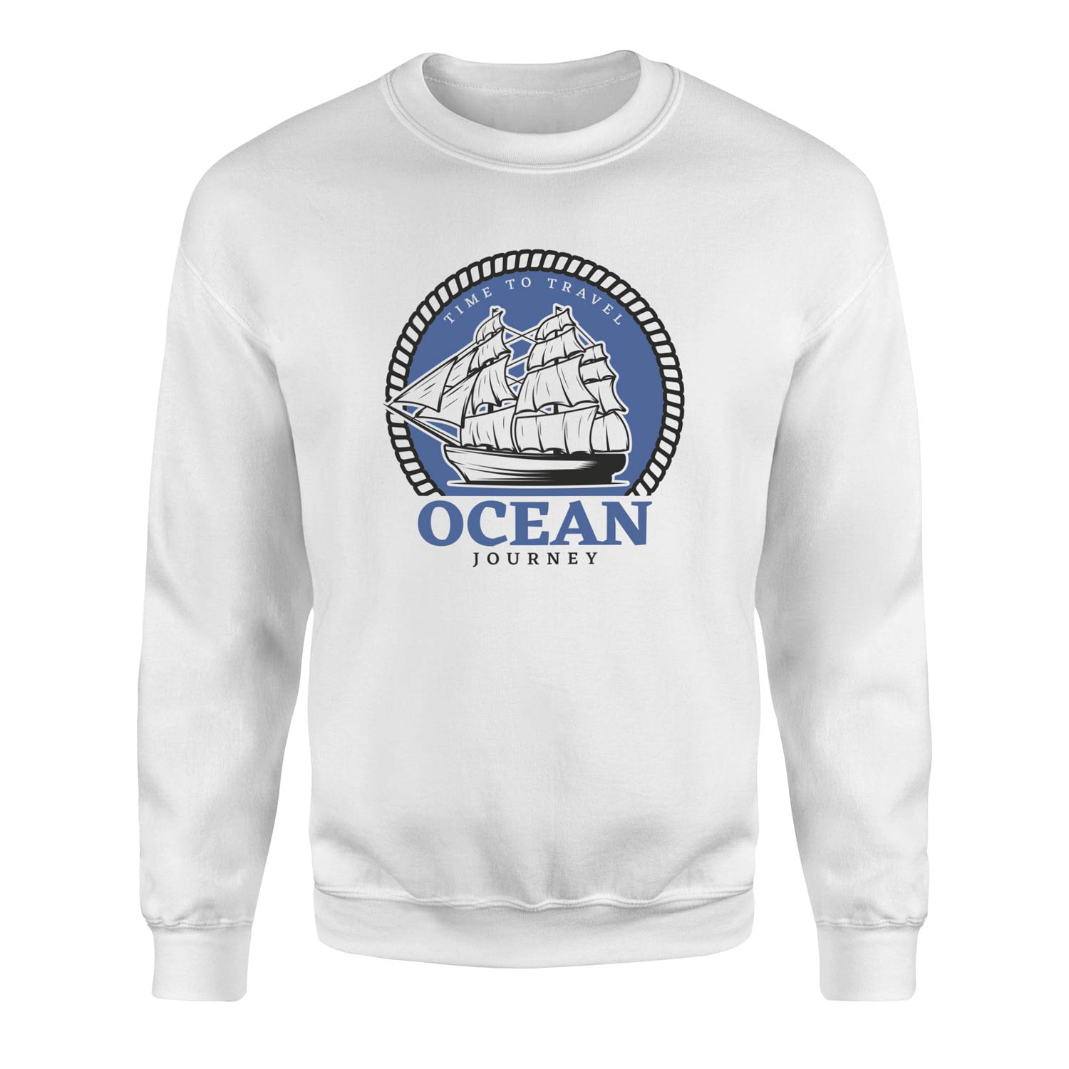Ocean Journey Denizci Sweatshirt M - Beyaz