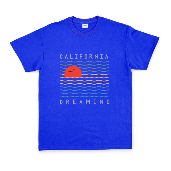 California Dreamin’ Tişört S - Mavi