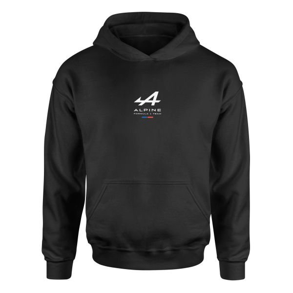 Alpine Racing Hoodie M - Siyah