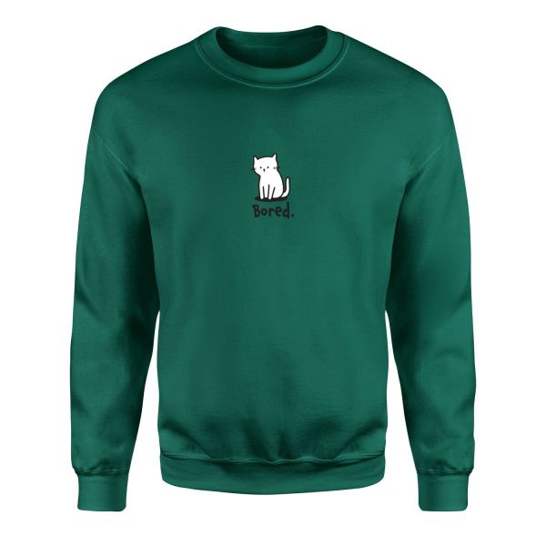 Bored. Sweatshirt M - Nefti Yeşili