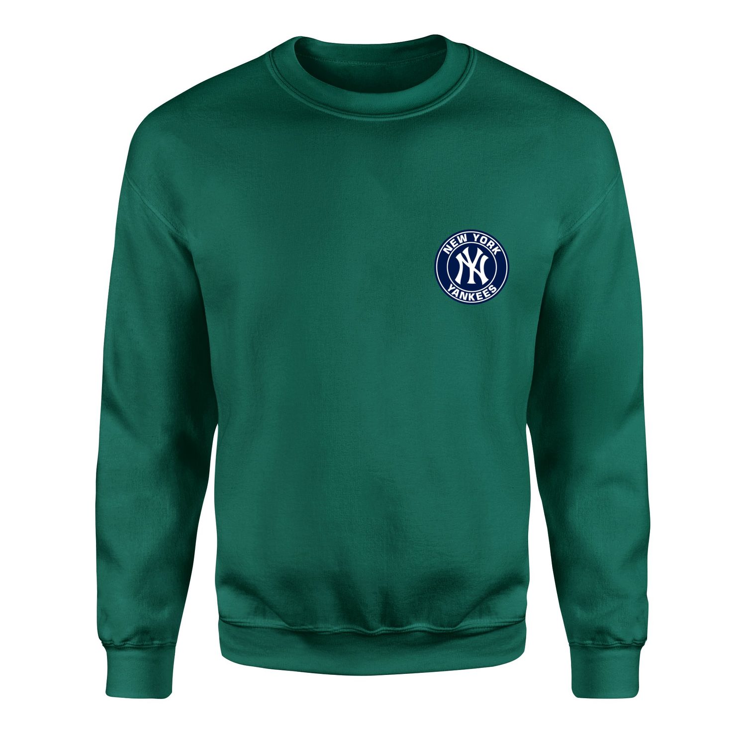 NY Yankees Badge Sweatshirt M - Nefti Yeşili