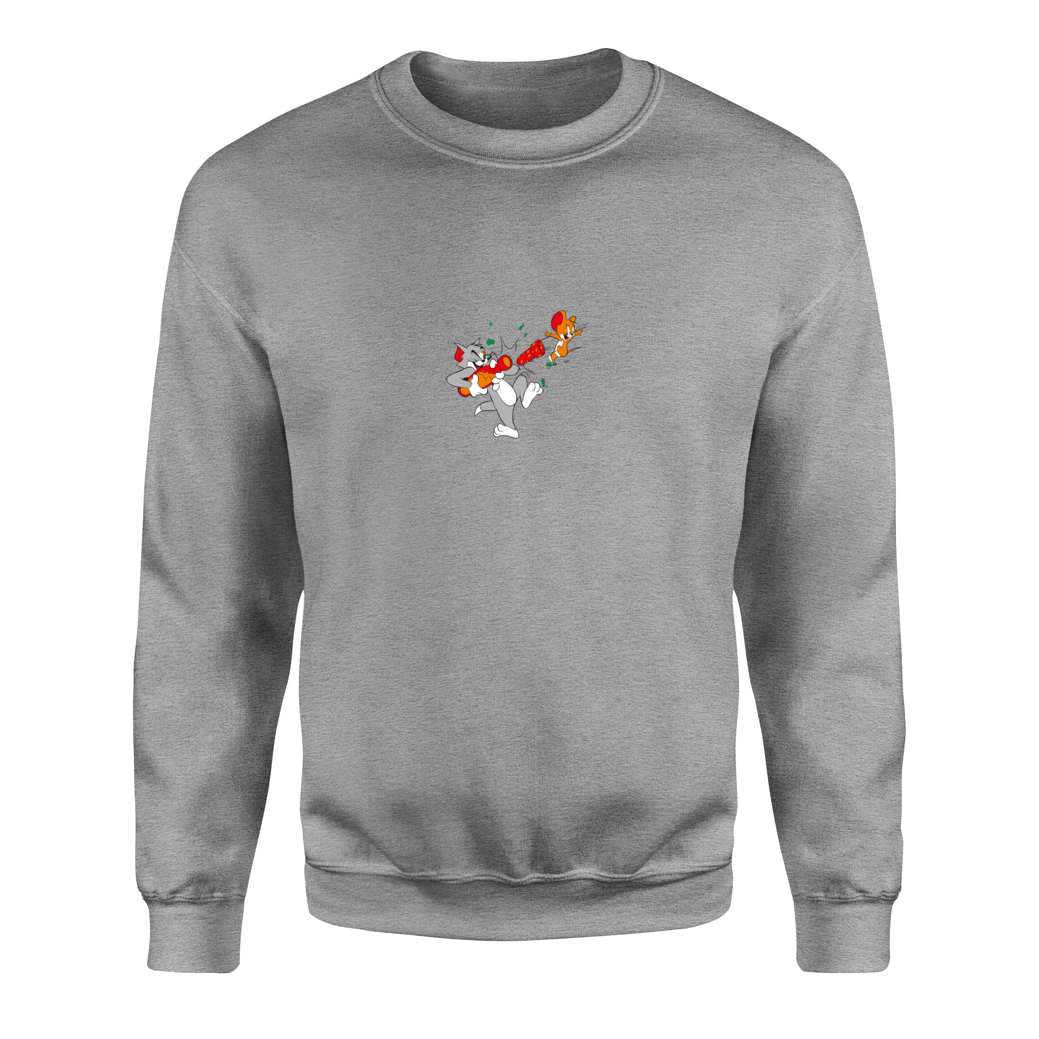 Tom vs Jerry Sweatshirt XL - Gri