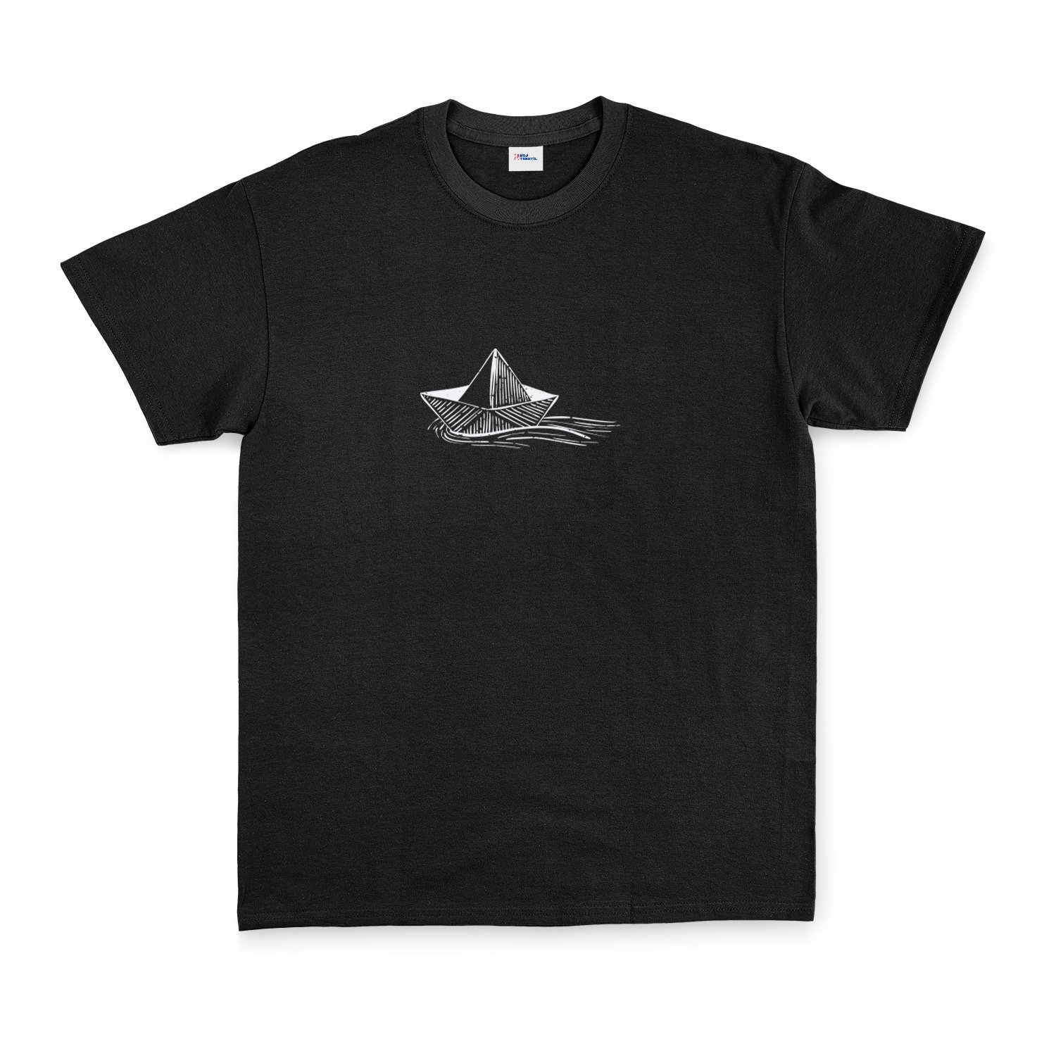 Paper Boat Tişört M - Siyah