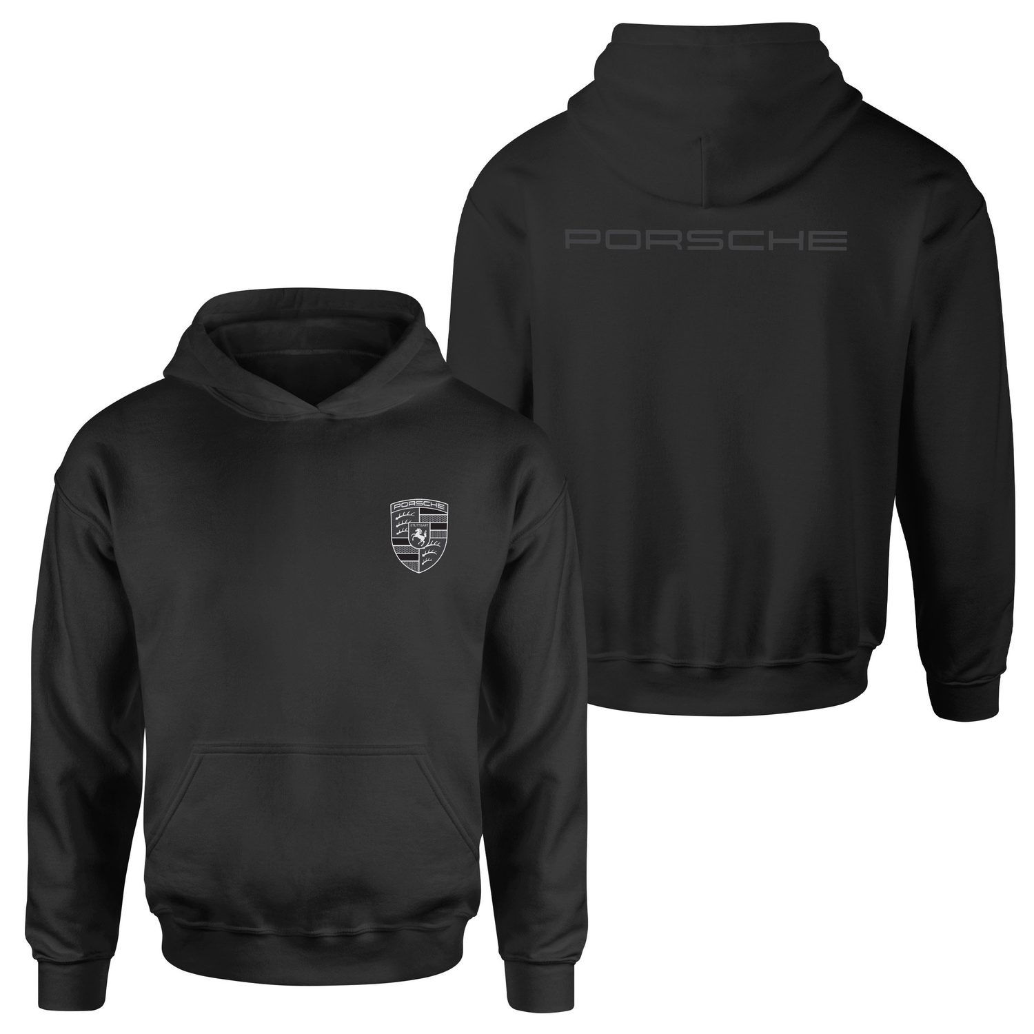 Porsche Muted Black Hoodie L - Siyah