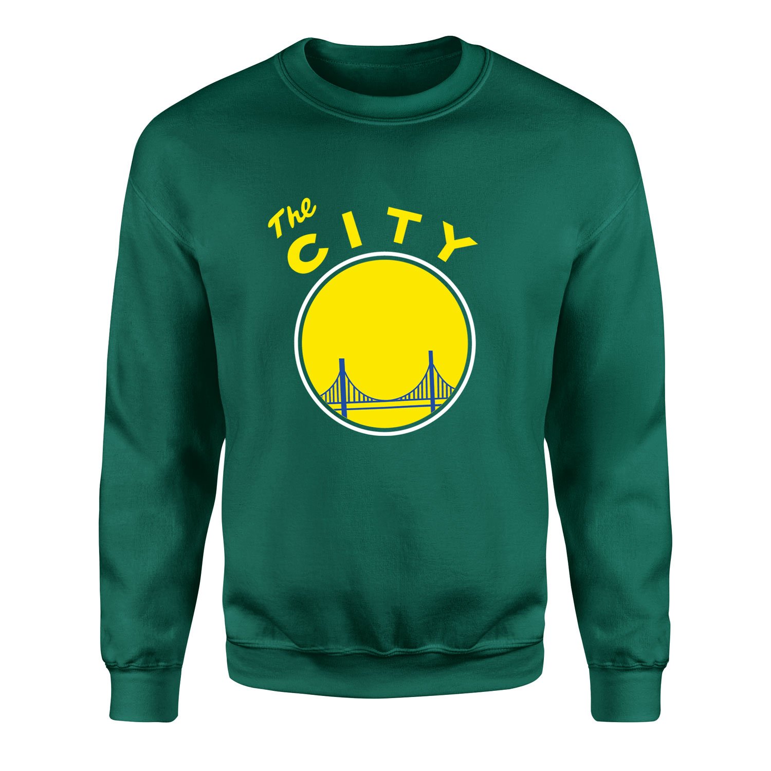 The City Sweatshirt M - Nefti Yeşili