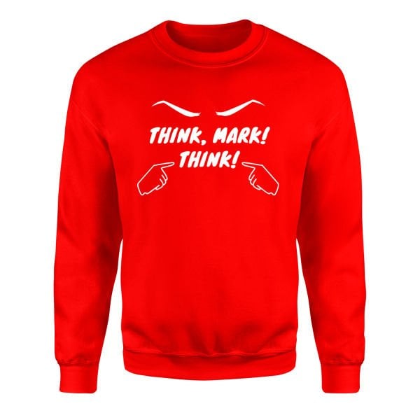 Think Mark Think Sweatshirt XL - Kırmızı
